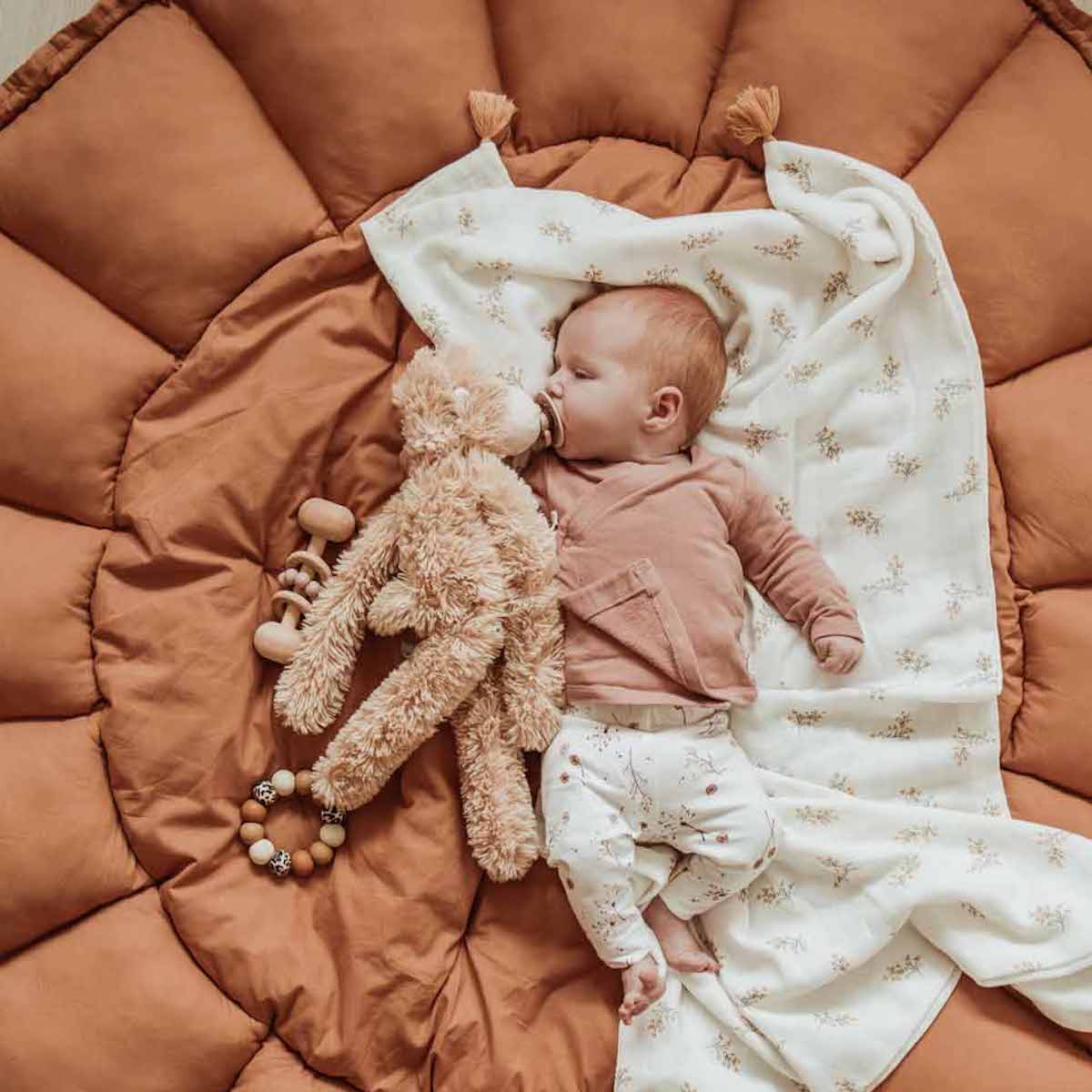 Tapis d'éveil BLOOM Play&go Tawny Brown Organic