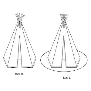 Tapis enfant 105cm APACHE NOBODINOZ BLUE SCALES