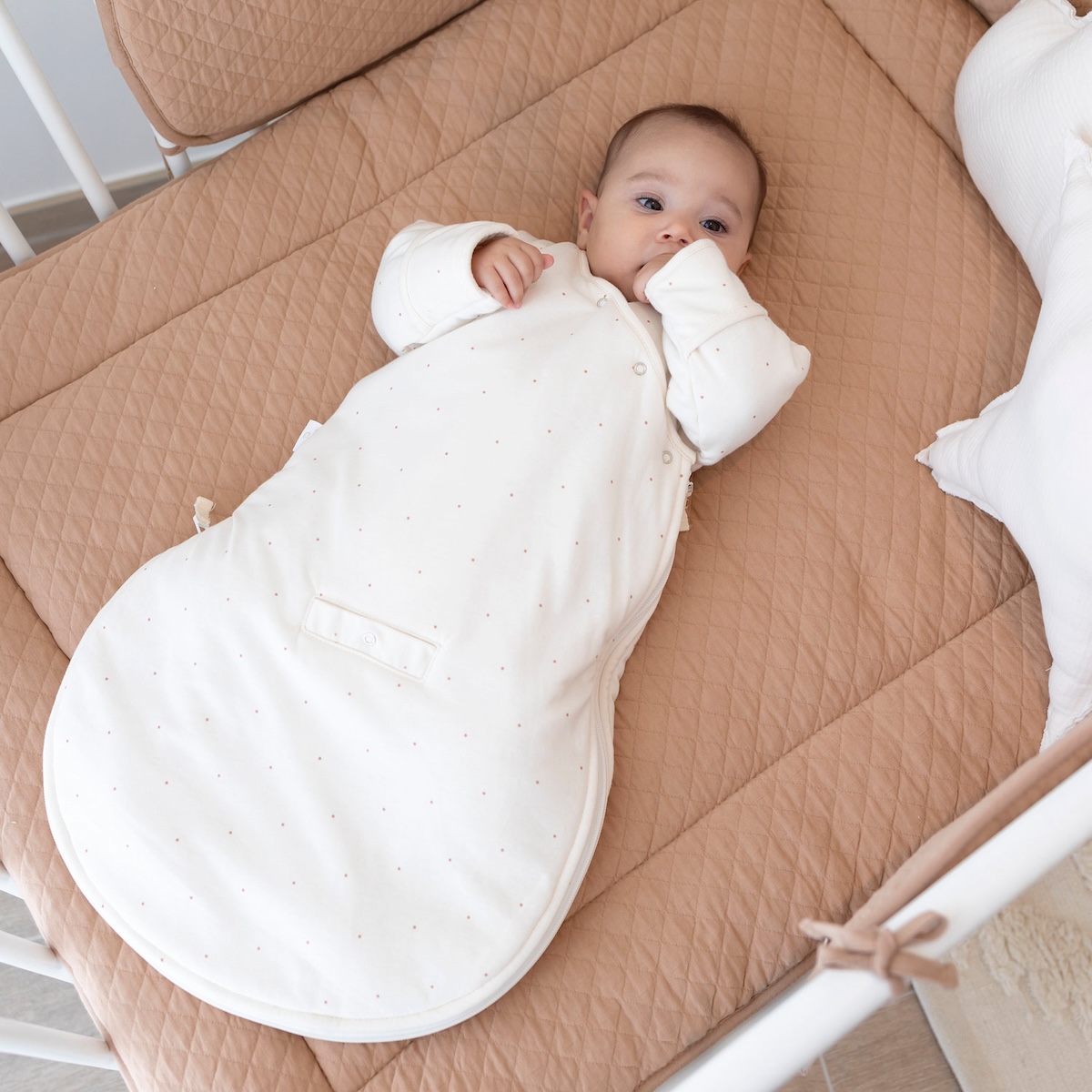 Tapis parc 75x95cm Bemini Beige Pady quilted