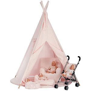 Tapis pour tipi STAR Barrutoys rose