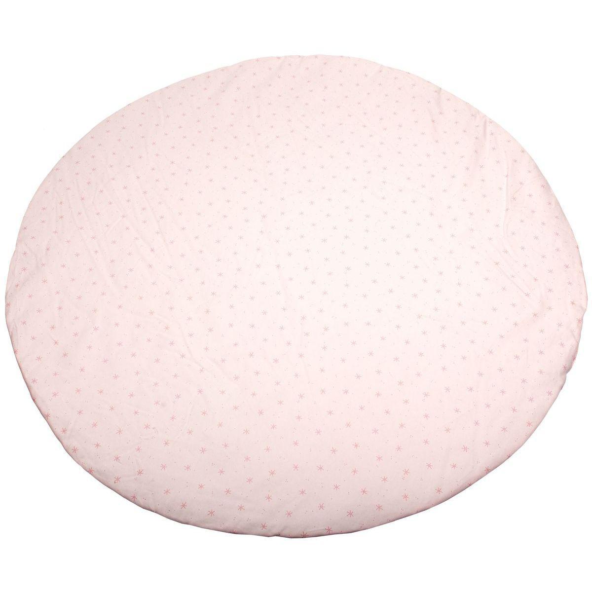 Tapis pour tipi STARS rose