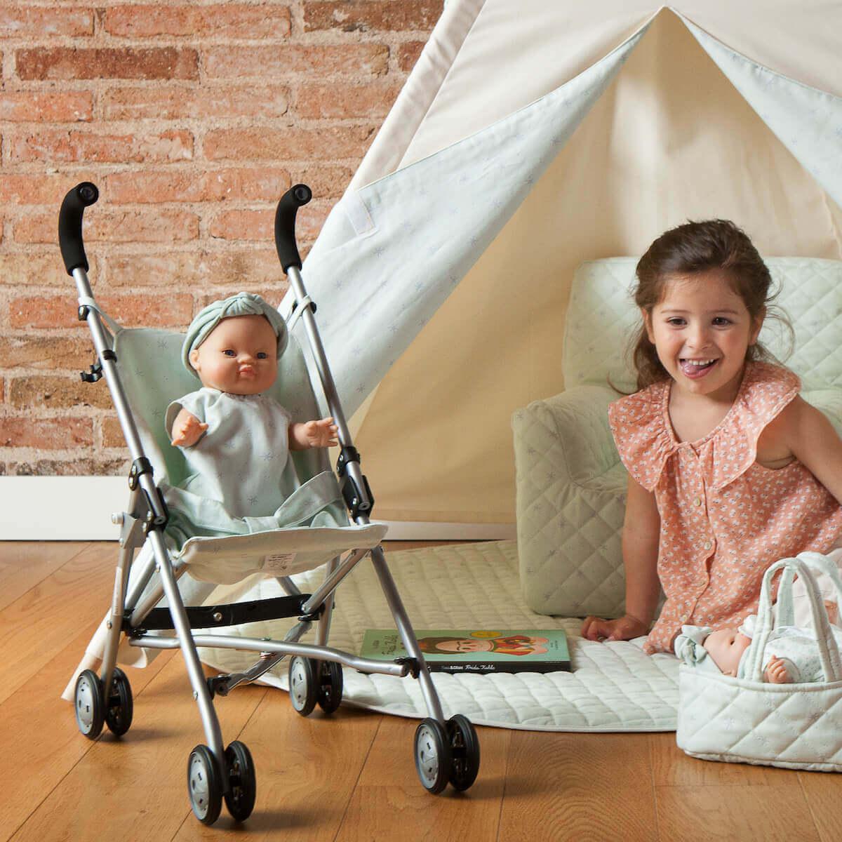Tapis pour tipi STARS vert