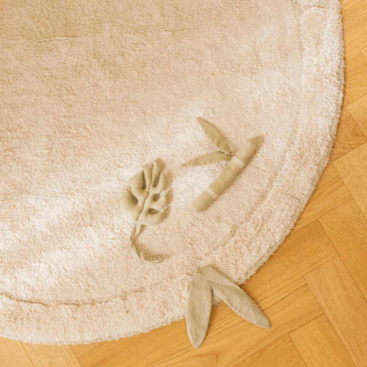 Tapis rond 120cm BAMBOO Lorena Canals Leaf