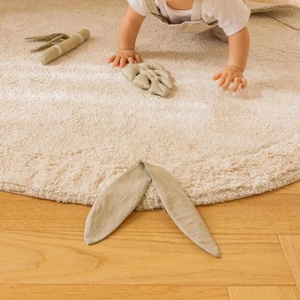 Tapis rond 120cm BAMBOO Lorena Canals Leaf