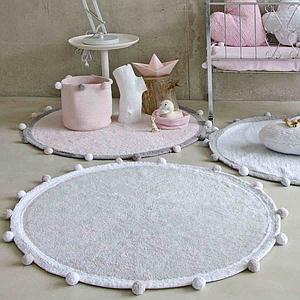 Tapis rond 120cm BUBBLY Lorena Canals light grey