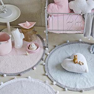Tapis rond 120cm BUBBLY Lorena Canalsl soft pink