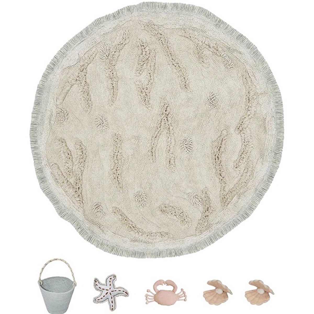 Tapis rond 120cm SEA WONDERS Lorena Canals Island