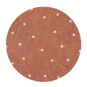 Tapis rond 140cm DOT Lorena Canals Chestnut