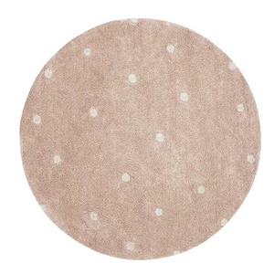 Tapis rond 140cm DOT Lorena Canals Rose