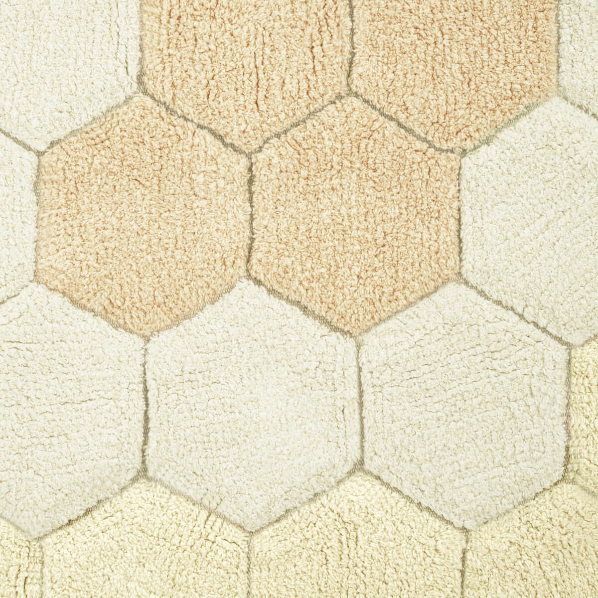 Tapis rond 140cm HONEYCOMB Lorena Canals Golden
