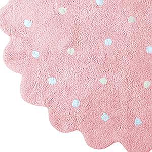 Tapis rond 140cm LITTLE BISCUIT Lorena Canals pink