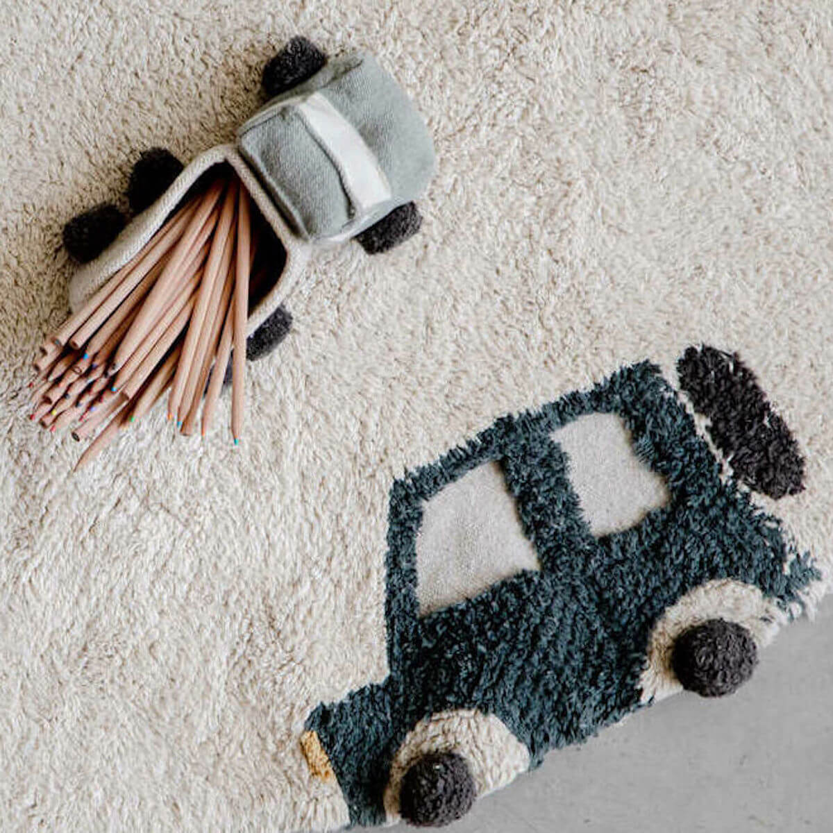 Tapis rond 140cm WHEELS Lorena Canals