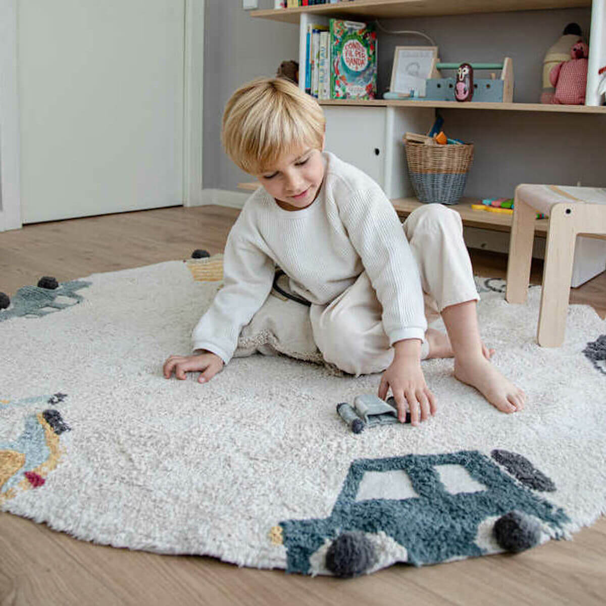 Tapis rond 140cm WHEELS Lorena Canals
