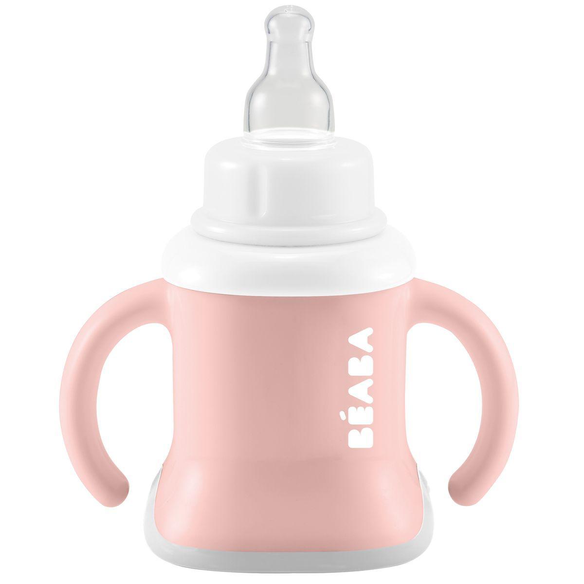 Tasse 3en1 EVOLUCLIP Beaba rose