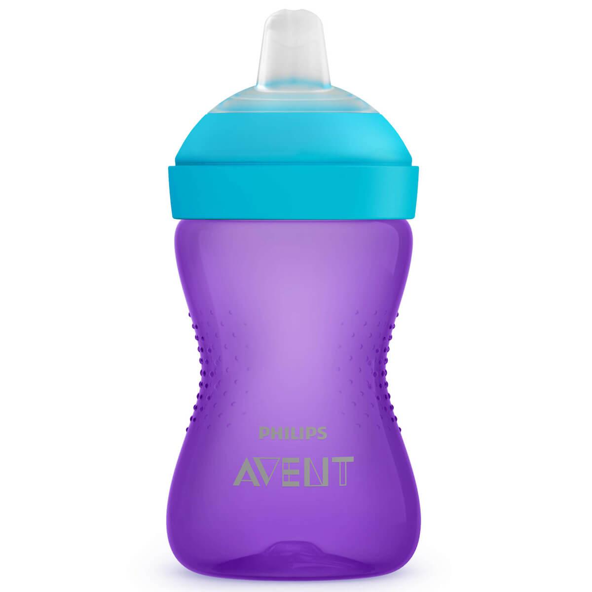 Tasse à bec souple 300ml Avent lila