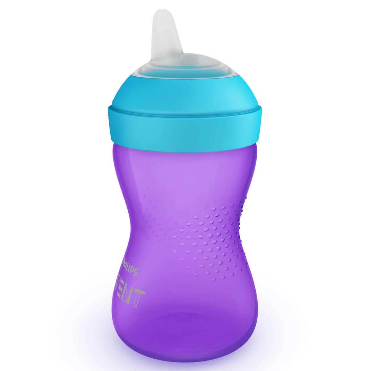 Tasse à bec souple 300ml Avent lila