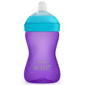 Tasse à bec souple 300ml Avent lila