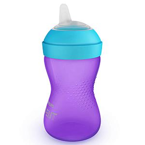 Tasse à bec souple 300ml Avent lila