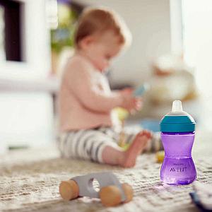 Tasse à bec souple 300ml Avent lila
