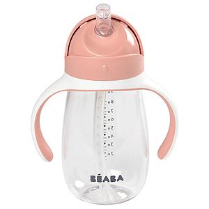 Tasse à paille 300ml Beaba old pink