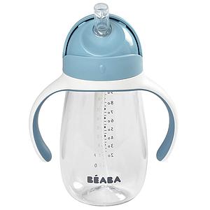 Tasse à paille 300ml Beaba windy blue