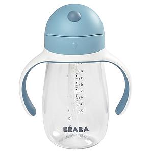 Tasse à paille 300ml Beaba windy blue