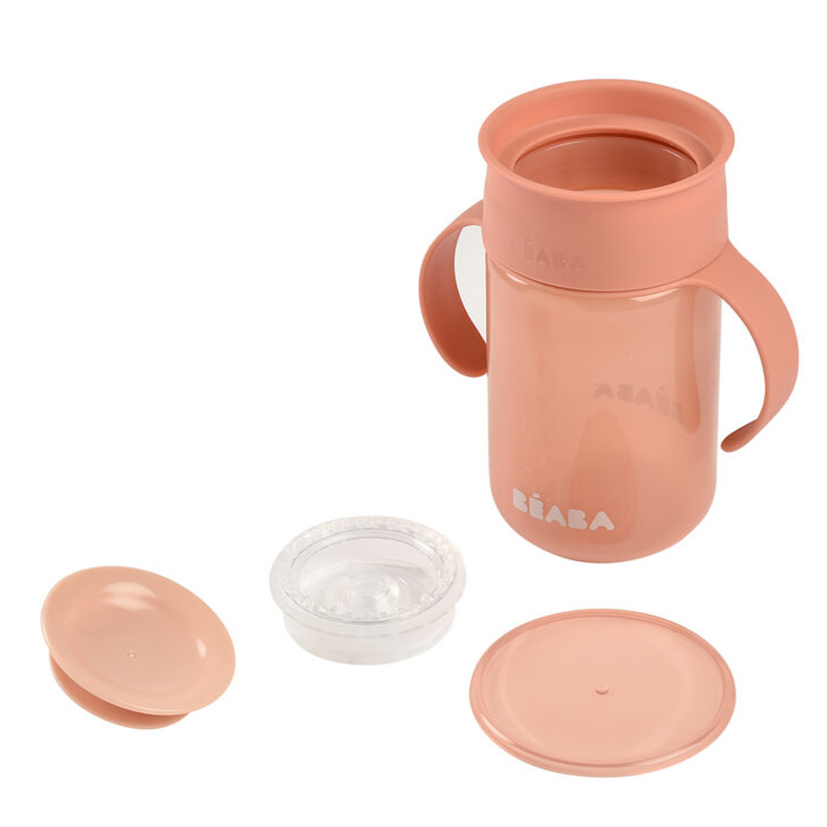 Tasse d’apprentissage 360° Beaba rose