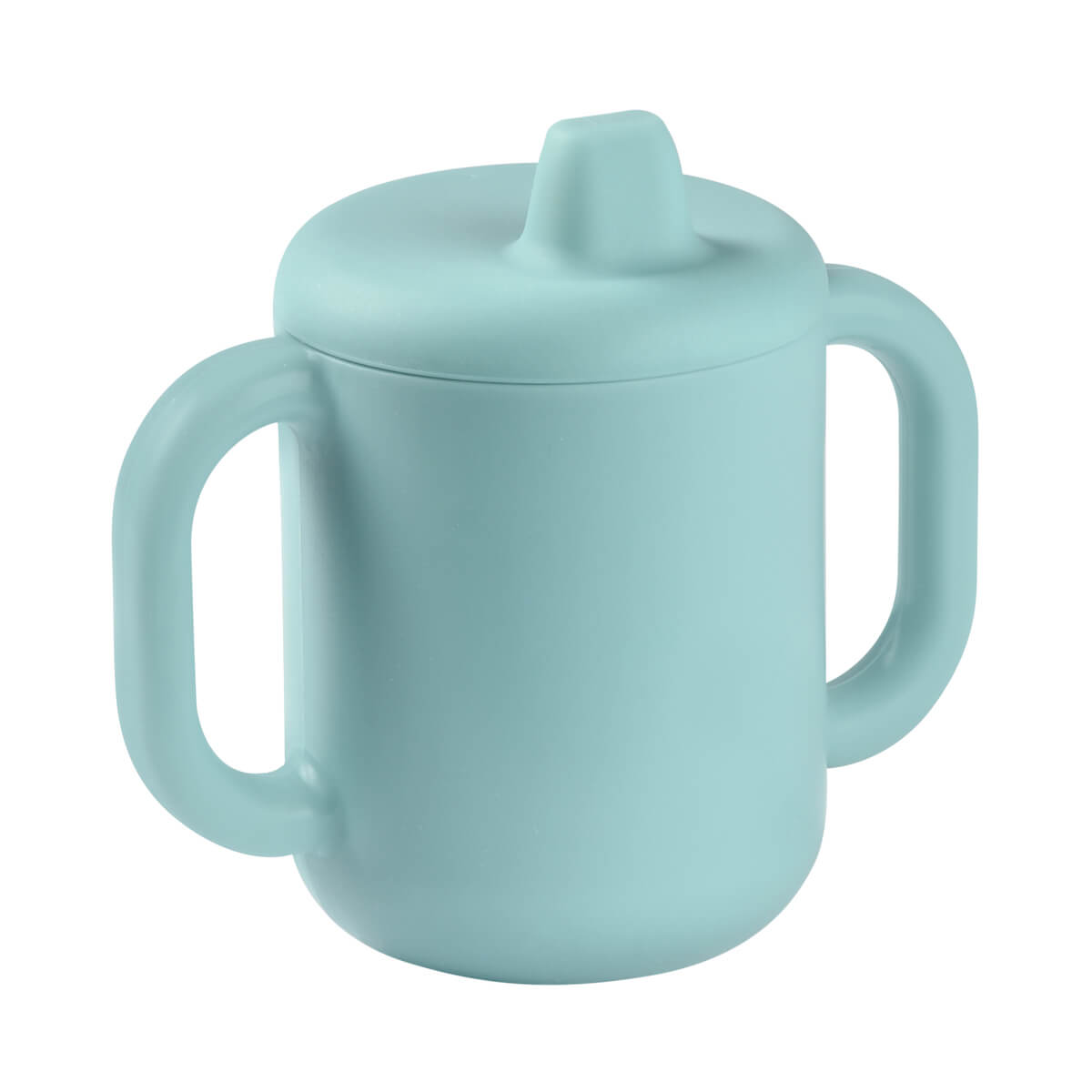 Tasse d'apprentissage silicone Beaba bleu