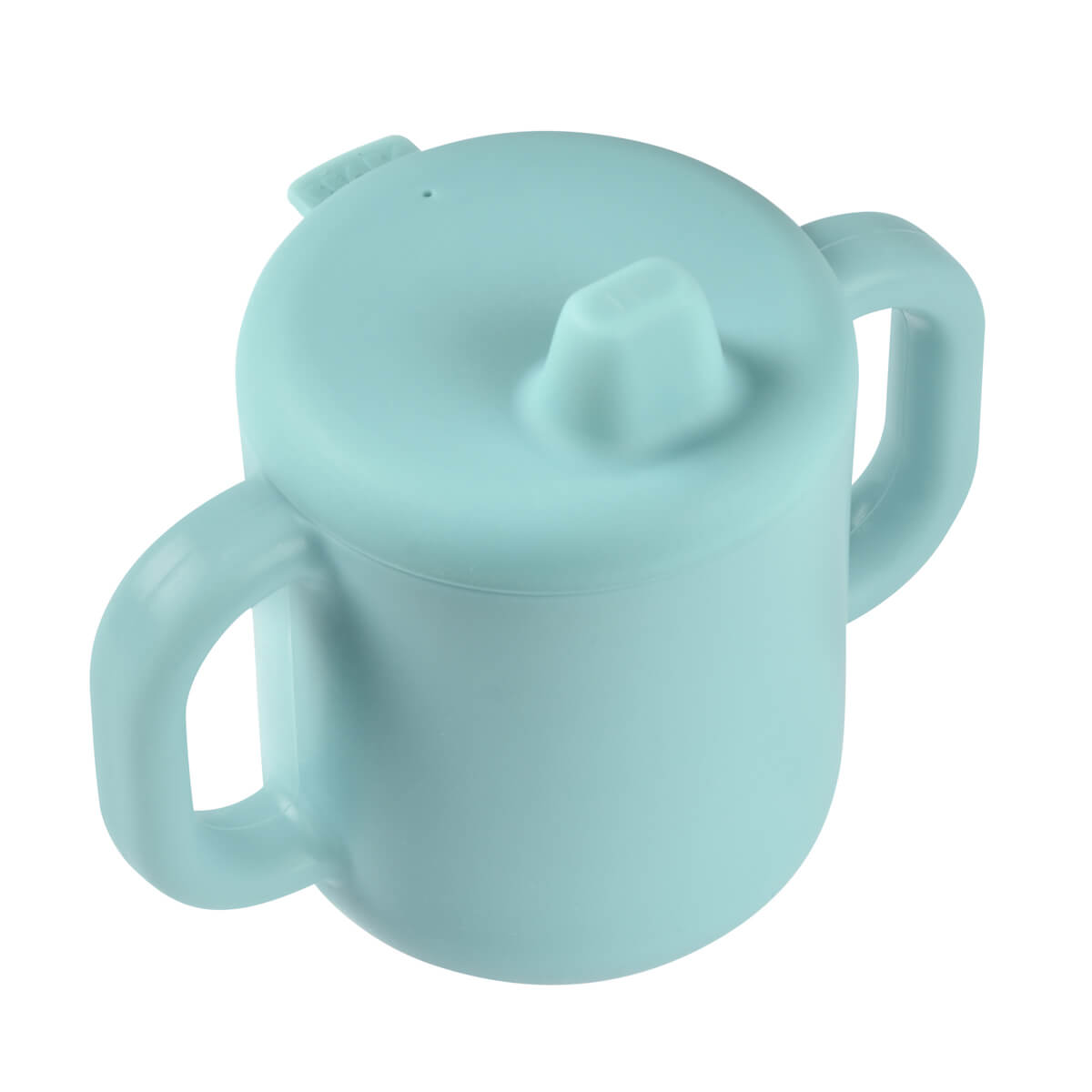 Tasse d'apprentissage silicone Beaba bleu