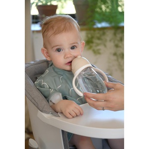 Tasse paille 300ml Beaba argile