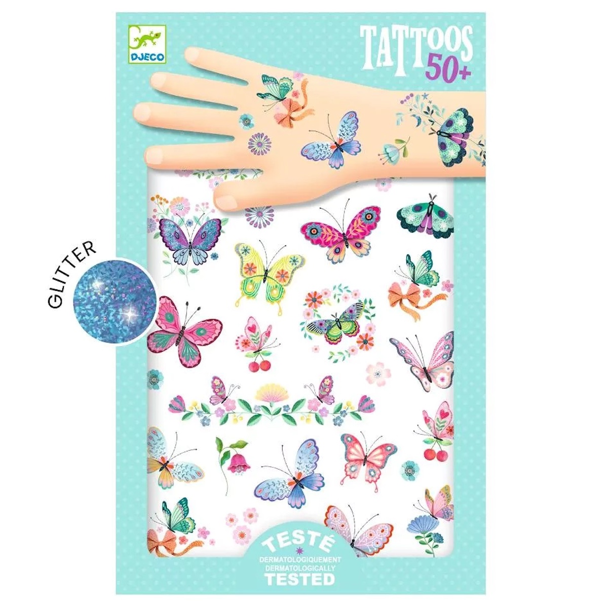 Tatouage Papillons de rêve Djeco