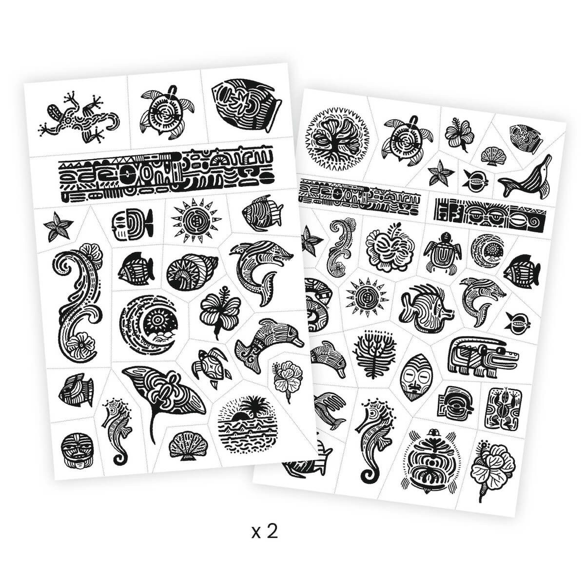 Tatouage Polynésie Djeco