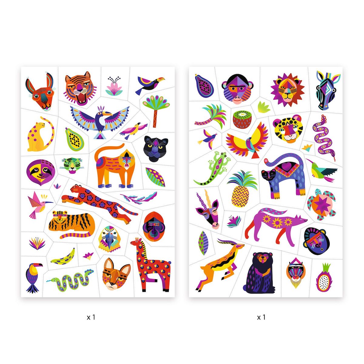 Tatouages BODY ART WILD Djeco