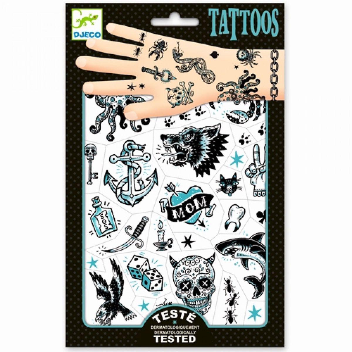 Tatouages Dark side Djeco