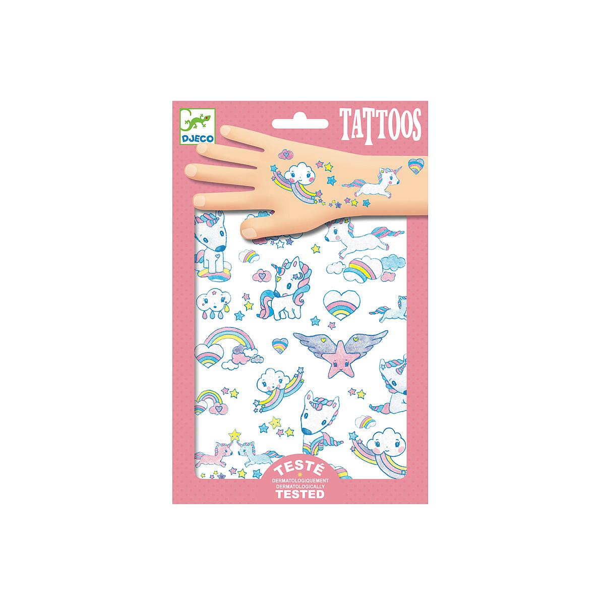 Tatouages enfant LICORNES Djeco