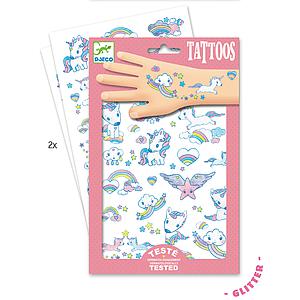 Tatouages enfant LICORNES Djeco