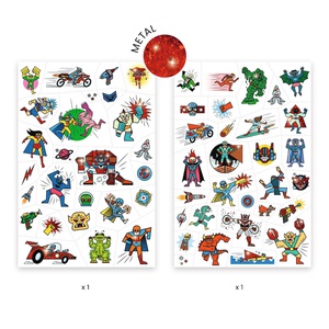 Tatouages  HEROES VS VILLAINS Djeco