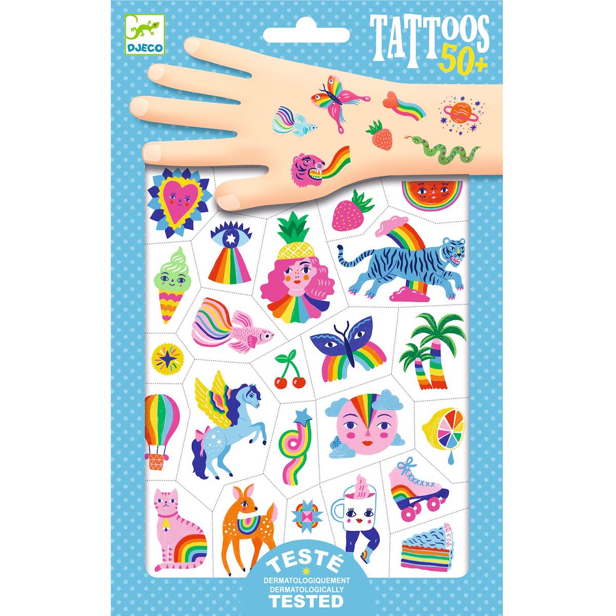 Tatouages RAINBOW Djeco