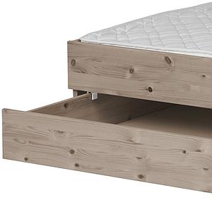 TERRA by Flexa Lit gigogne avec 2 tiroirs pour lit de base 90x190 cm