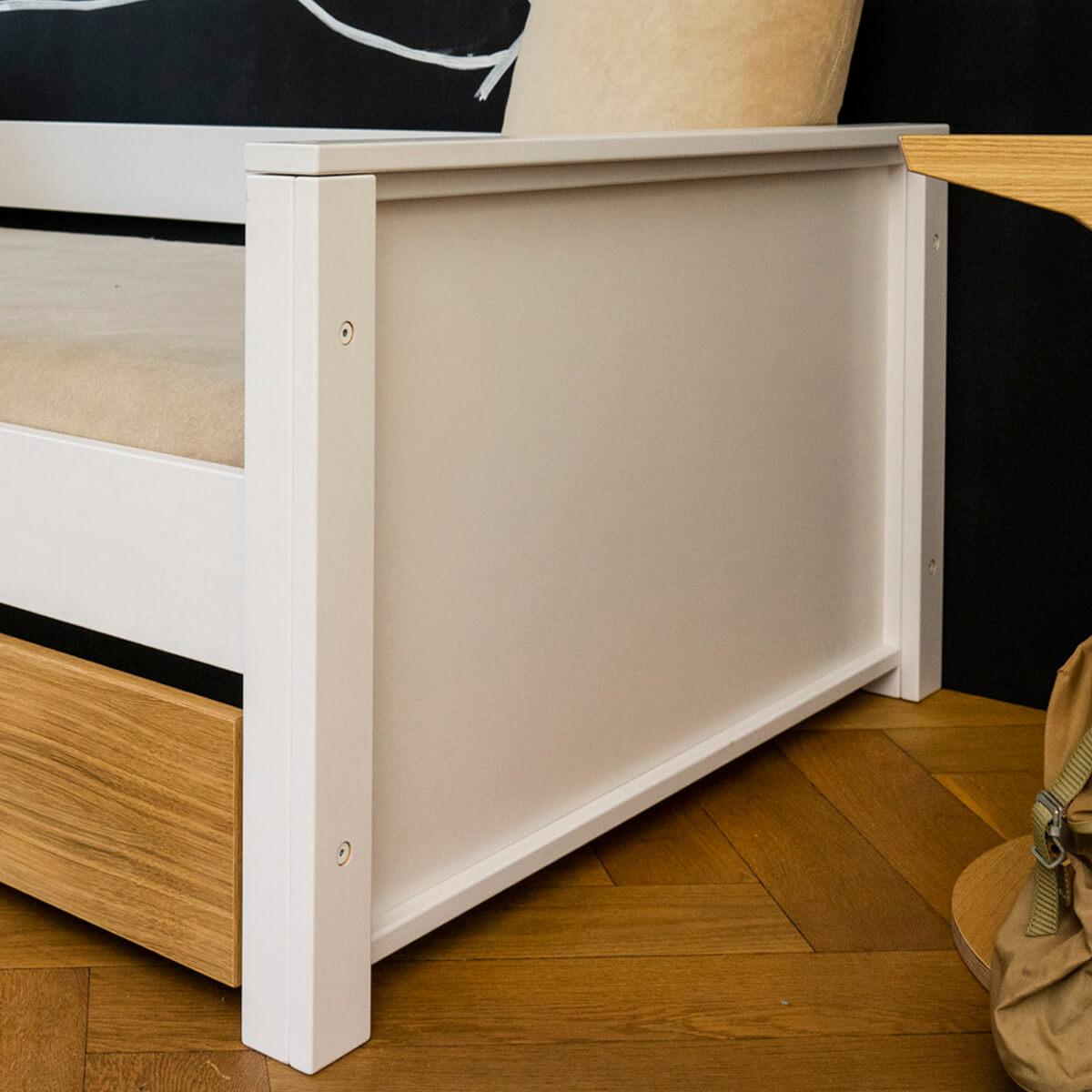 Tête de lit 1pc. KASVA Mdf blanc-lacqué