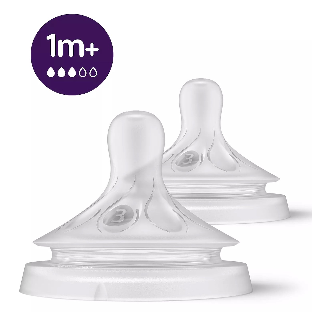 Tétine 1m+ T3 NATURAL 3.0 Avent