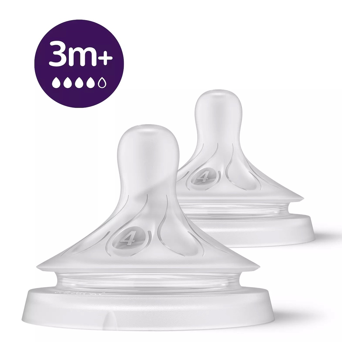 Tétine 3m+ T4 NATURAL 3.0 Avent