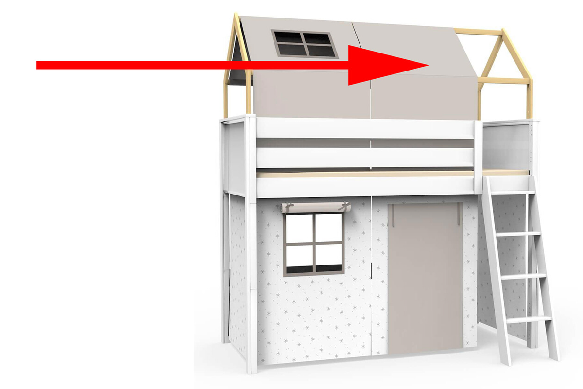 Textile finition toit KASVA Viena grey