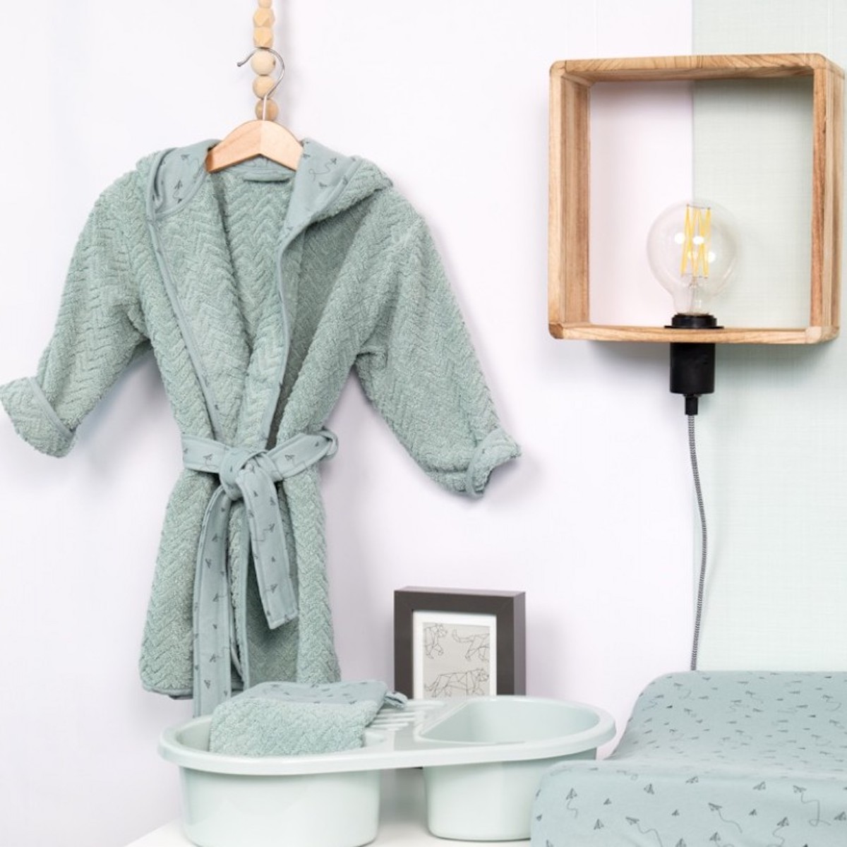 Thermometre de bain Bebejou Sky Green