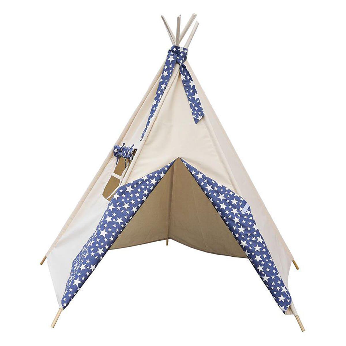 Tipi enfant Abitare Kids bleu jeans