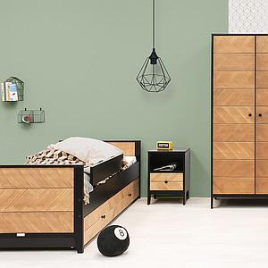 Tiroir 90x200cm JOB Bopita vintage honey