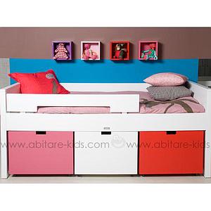 Tiroir à jouets-roulettes MIX & MATCH TIMO Bopita blanc