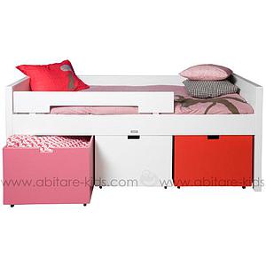 Tiroir à jouets-roulettes MIX & MATCH TIMO Bopita blanc