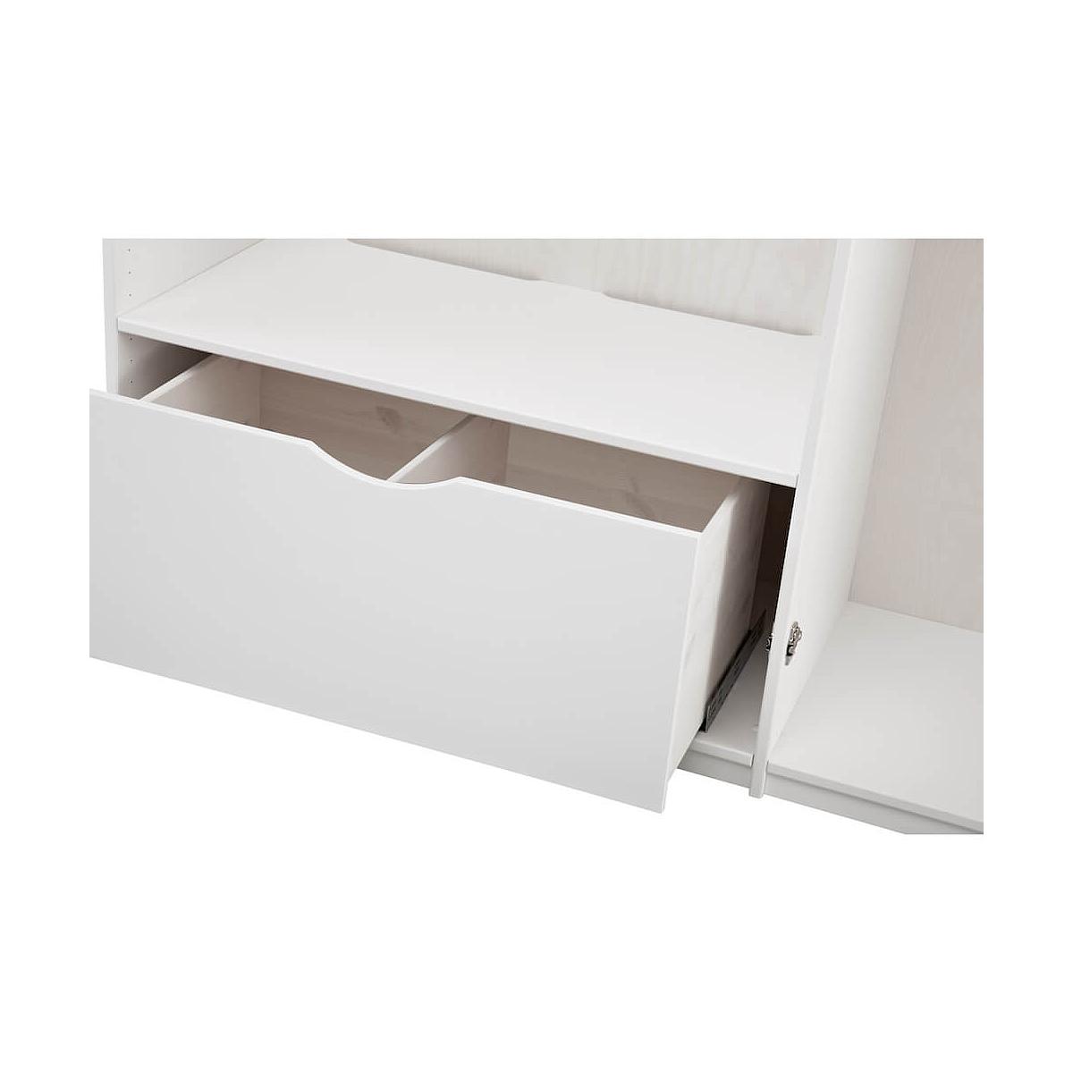 Tiroir armoire 100cm Lifetime blanc