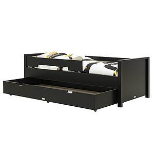 Tiroir de lit 90x200cm MIX & MATCH Bopita Noir Mat